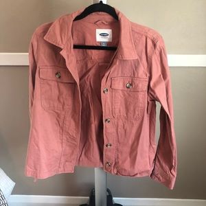 Old Navy pink swing jacket
